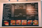 menu board