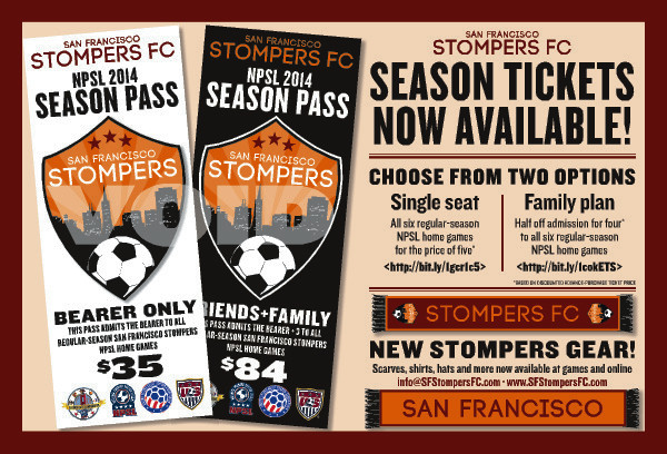 San Francisco Stompers flyer.