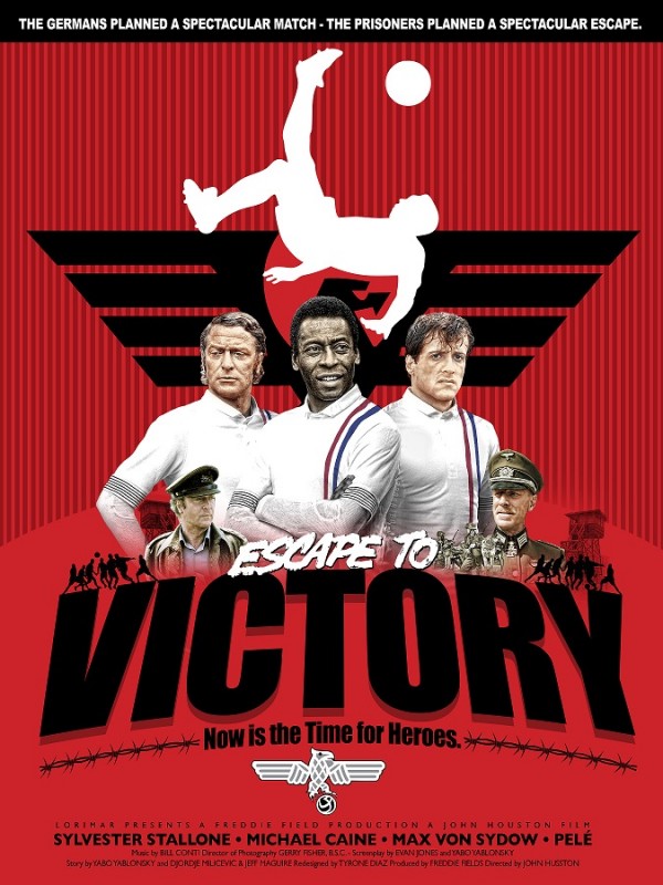 "Escape to Victory"-inspired poster by PsPrint designer Tyrone