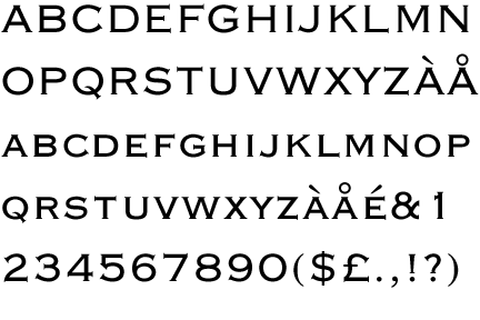 times new roman all caps font