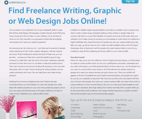 Freelance Creative Writing Jobs Online