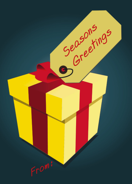Try sending a holiday card, like this one from our easy-to-personalize template gallery, to a targeted mailing list announcing your holiday sells. Everyone loves to receive holiday cards, and they are sure to open them.
