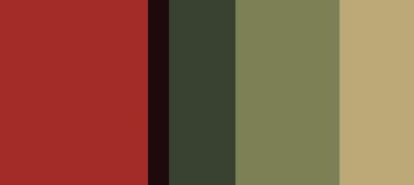 Retro Christmas Tint color palette, Christmas color scheme, Merry