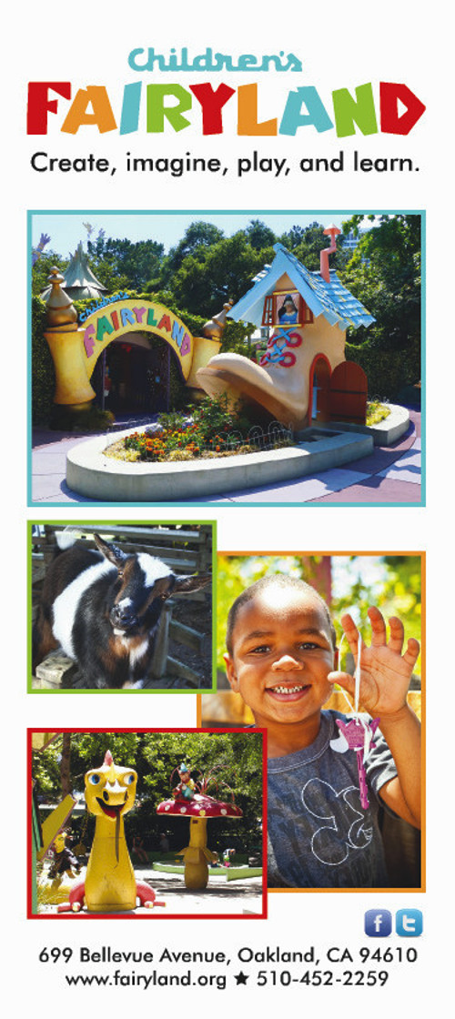 Brochure cover for Children’s Fairyland.