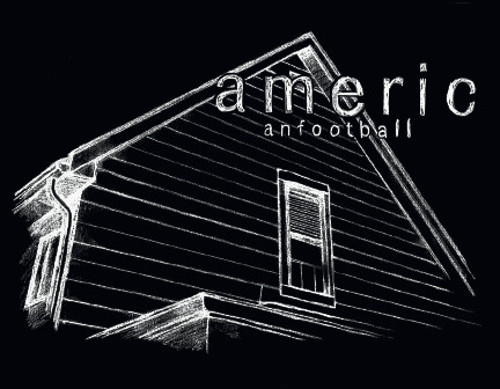 Sticker for American Football on Polyvinyl Record. 