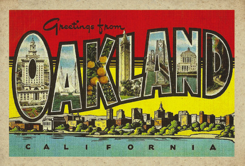 Postcard for Oaklandish. 