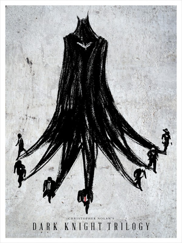 "Dark Knight"-inspired poster by PsPrint designer Dave.