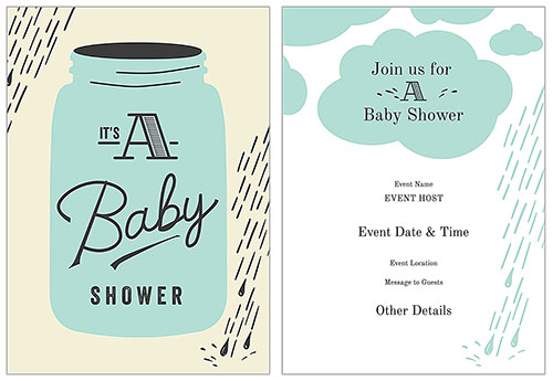 generic baby shower invitations