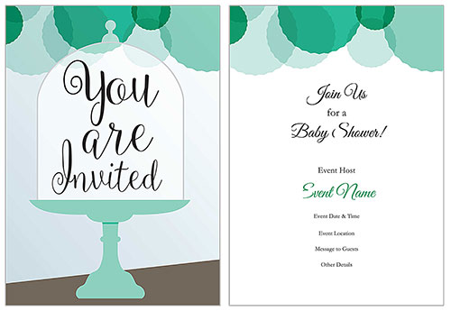 generic baby shower invitations