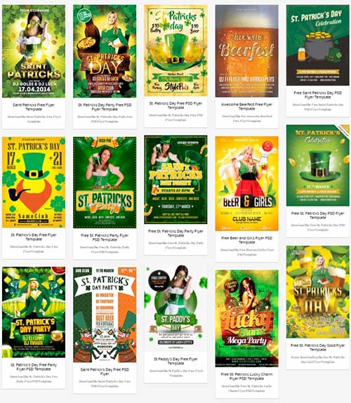 3 Places To Get Free St Patrick S Day Flyer Templates Psprint Blog