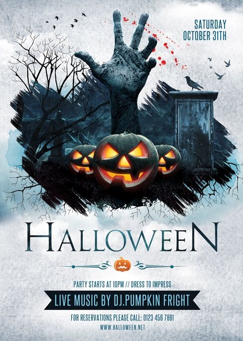 Wicked Halloween Party Flyer Templates For Your Inspiration Psprint Blog Designing Printing And Marketing Ideas For Businesses