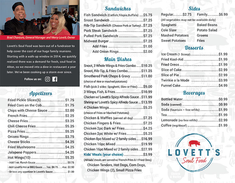 Small Business Revolution: Lovett's Soul Food Shares ...