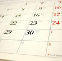 Checklist for Calendar printing
