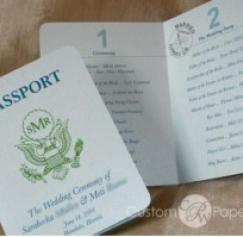 5 Great Passport Wedding Invitation Designs