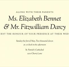 Wedding Fonts: Classic