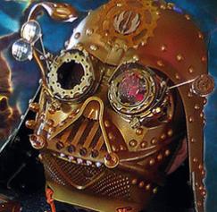 Cool postcards, including Steampunk Darth Vader and more