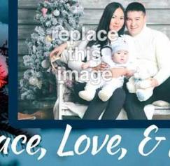 free Christmas photo card templates