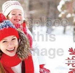 free DIY holiday photo card templates