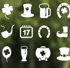St. Patrick's Day icons